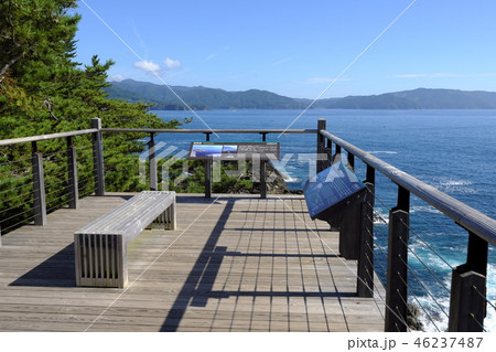 碁石海岸　雷岩・乱曝谷展望付近 46237487