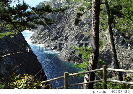 碁石海岸　雷岩・乱曝谷展望付近 46237489