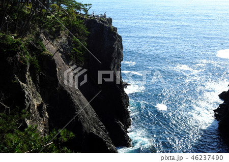 碁石海岸　雷岩・乱曝谷展望付近 46237490