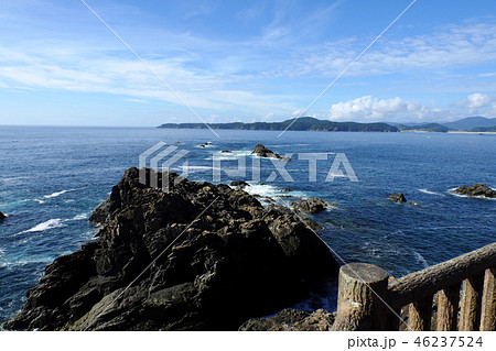 碁石海岸　碁石埼展望台付近 46237524