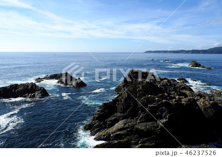 碁石海岸　碁石埼展望台付近 46237526