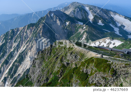 白馬岳から見た鑓ヶ岳と杓子岳 白馬岳から見た鑓ヶ岳と杓子岳 46237669