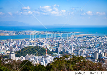 【徳島】眉山　展望台からの景色 46241013