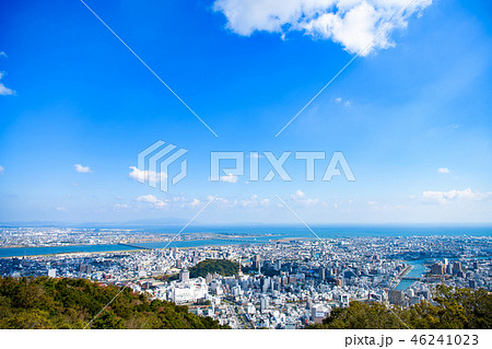 【徳島】眉山　展望台からの景色 46241023