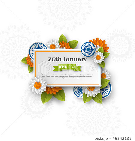 Indian Republic day banner. 46242135