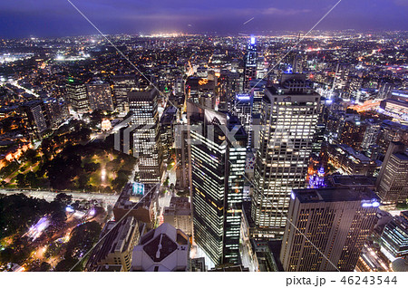 ナイトシーン 夕映 夜景 46243544