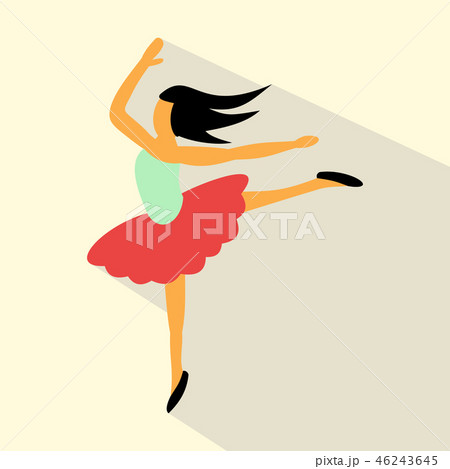 Best dance flat icon 46243645