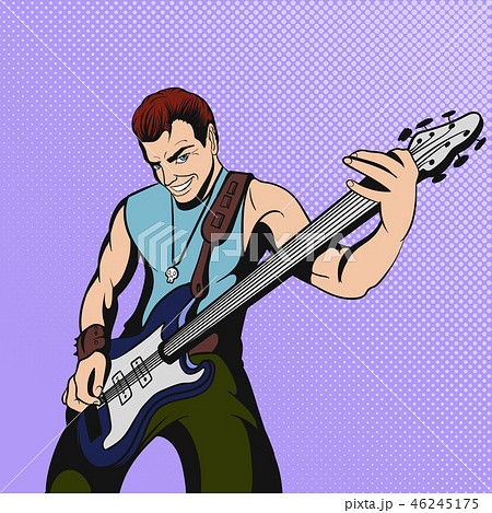 Rock Musician Comicsのイラスト素材