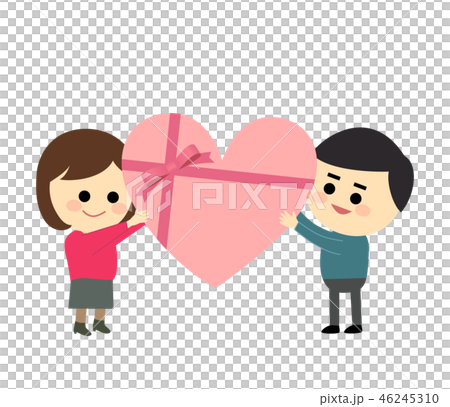 Valentine's gift illustration 46245310