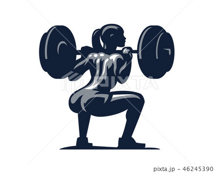 Woman fitness illustration. Woman fitness illustration. 46245390