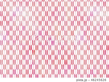 矢羽根 和柄 水彩風 (あか) 矢羽根 和柄 水彩風 (あか) 46245626