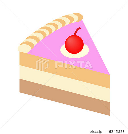 Piece of cake isometric 3d icon Piece of cake isometric 3d icon 46245823