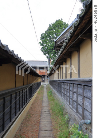 信州・「栗と北斎と花の町小布施」の街並 陣屋小路 信州・「栗と北斎と花の町小布施」の街並 陣屋小路 46246939