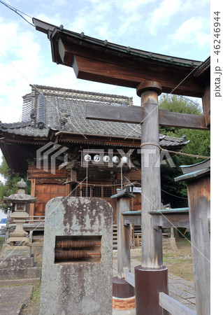 信州・「栗と北斎と花の町小布施」の街並 歴史を感じさせる金刀比羅神社 信州・「栗と北斎と花の町小布施」の街並 歴史を感じさせる金刀比羅神社 46246944