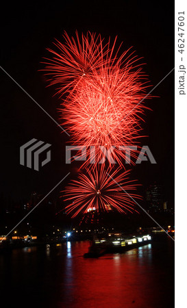 天神祭り　花火 46247601