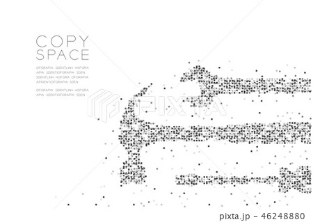 Abstract Geometric Square box pixel pattern Wrench 46248880