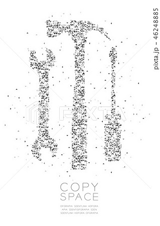 Abstract Geometric polygon square box and Triangle Abstract Geometric polygon square box and Triangle 46248885