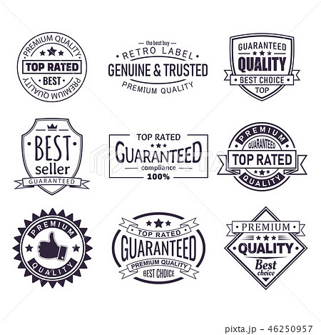 Retro or vintage logo for company brand, stamp 46250957