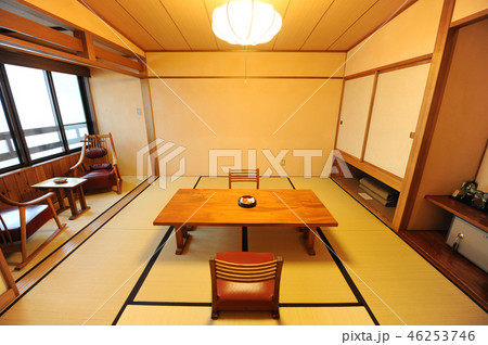 温泉旅館の部屋 内観 温泉旅館の部屋 内観 46253746