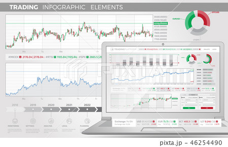 Trading Infographic Elements 46254490