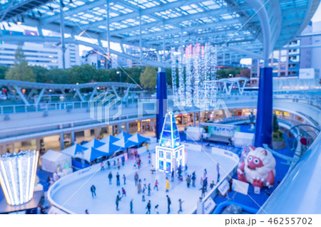 名古屋市　オアシス21　スケートリンク　水の宇宙船　ガラスの大屋根　空中回廊　空中散歩 46255702