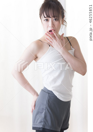 ヒップアップ・女性・スポーツウェア 46255851