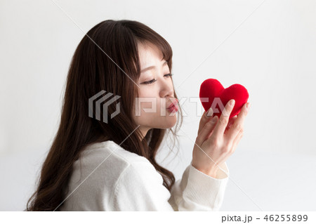 ハート・女性 ハート・女性 46255899