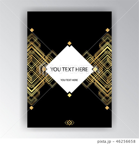 Art deco page template 46256658