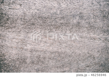 Close up rustic wood table with grain texture in v 46256946