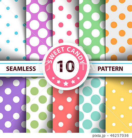 Color dot, Merry Christmas pattern. 46257036