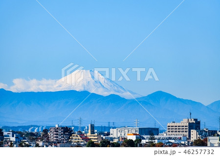 杉並区・阿佐ヶ谷から望む富士山 46257732