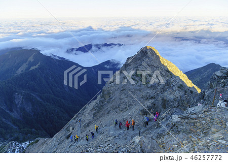 玉山 台湾 うんかい 46257772