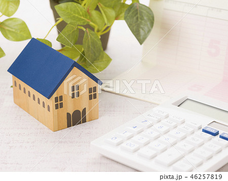 マイホームイメージ(+電卓 通帳) マイホームイメージ(+電卓 通帳) 46257819
