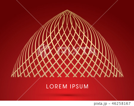Abstract dome graphic vector 46258167