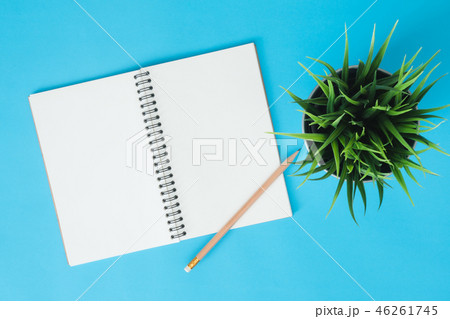 working space with notebook page, coffee cup. working space with notebook page, coffee cup. 46261745