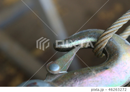 安全フックとワイヤー　Hook and wire 46263272