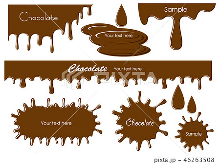 チョコレートのデザイン素材のイラスト素材