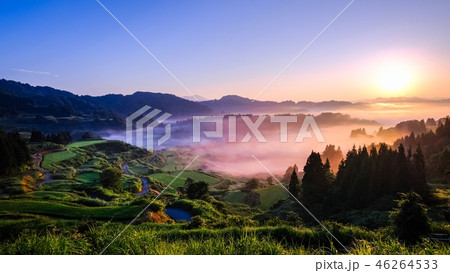星峠の棚田 (朝景) 星峠の棚田 (朝景) 46264533