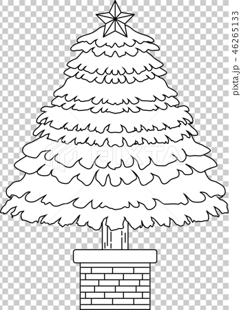 Christmas tree luxury decoration fir tree illustration 46265133
