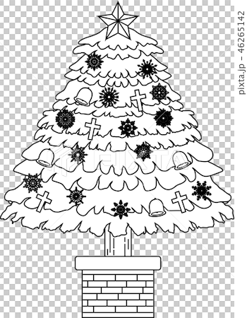 Christmas tree luxury decoration fir tree illustration Christmas tree luxury decoration fir tree illustration 46265142