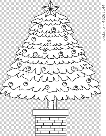 Christmas tree luxury decoration fir tree illustration Christmas tree luxury decoration fir tree illustration 46265144