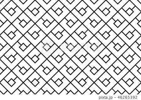 The geometric pattern with lines. Seamless 46265392