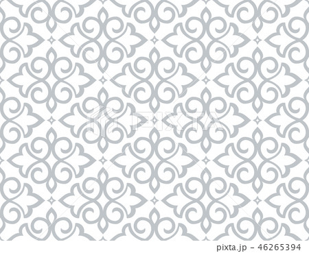 Floral pattern. Vintage wallpaper in the Baroque Floral pattern. Vintage wallpaper in the Baroque 46265394