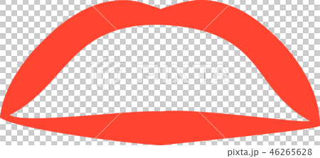 Lips woman beautiful line drawing logo mark illustration Lips woman beautiful line drawing logo mark illustration 46265628