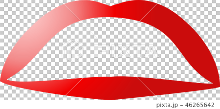 Lips woman beautiful line drawing logo mark illustration Lips woman beautiful line drawing logo mark illustration 46265642