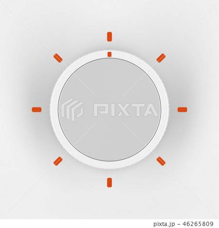 Plastic control knob, top view Plastic control knob, top view 46265809