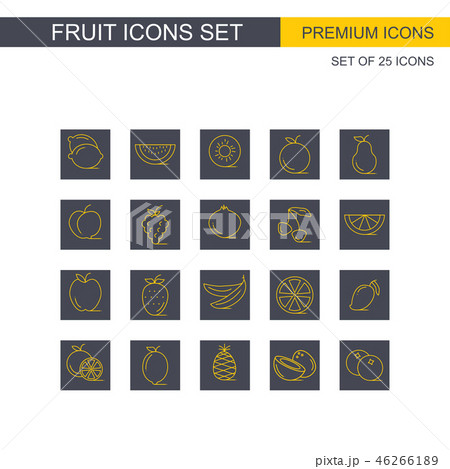 Fruits icons se 46266189