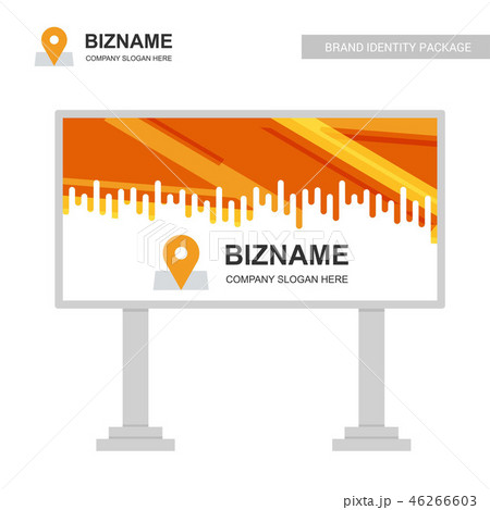 Company bill board design with creative 46266603