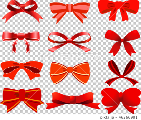 Ribbon Bow Tie Present Decoration Cute Stock Illustration