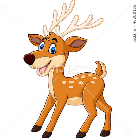 Cute Deer Cartoonのイラスト素材